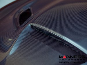 Dodge Charger Carbon Fiber Hood - Hellcat Style - Anderson Composites Dodge Charger Carbon Fiber Hood - Hellcat Style - Anderson Composites